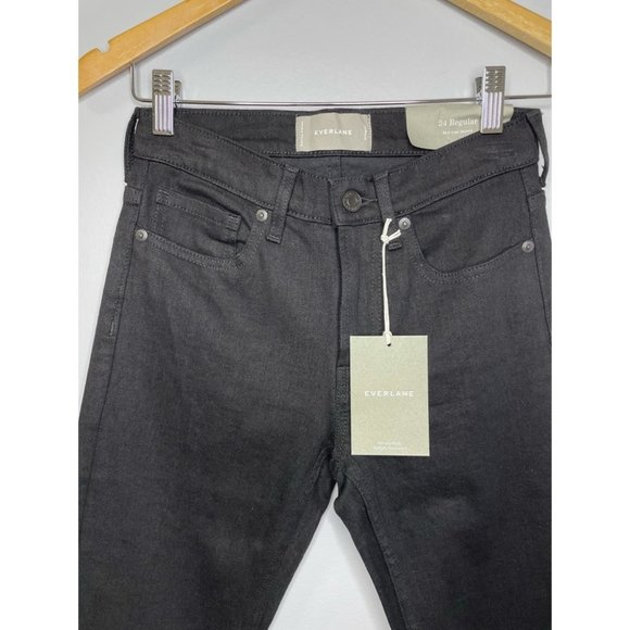 Everlane The Mid-Rise Skinny Jean Black - Picture 5 of 10